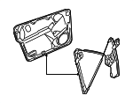 3B1837461 - Body: Window Regulator for Volkswagen: Passat Image