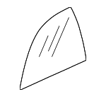 3B4845201 - Body: Glass for Volkswagen: Passat Image