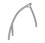 3B0837432CB41 - Body: Guide Channel for Volkswagen: Passat Image