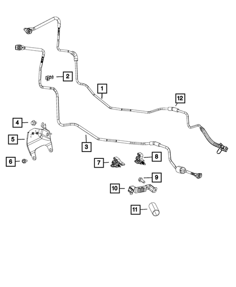 Fuel Lines and Tubes for 2019 Ram 3500 #3