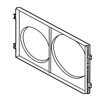 1J0121205BB41 - Cooling System: Fan Shroud for Volkswagen: Golf, Jetta Image