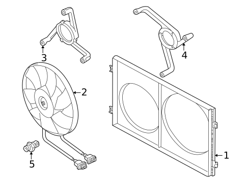 Cooling Fan for 2000 Volkswagen Jetta #0
