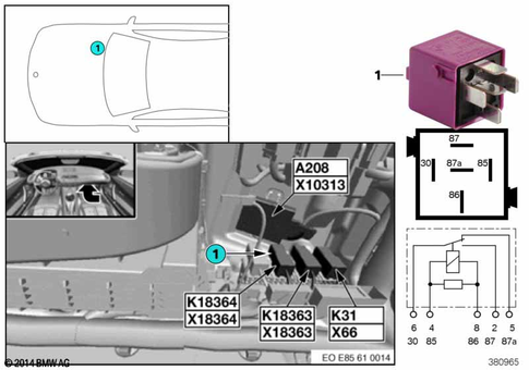 Relay for 2005 BMW Z4 M3.2 #4