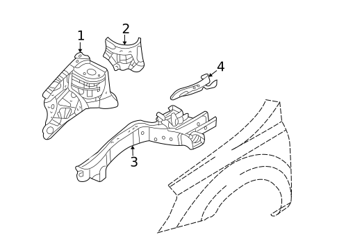 Structural Components & Rails for 2011 Kia Sedona #0