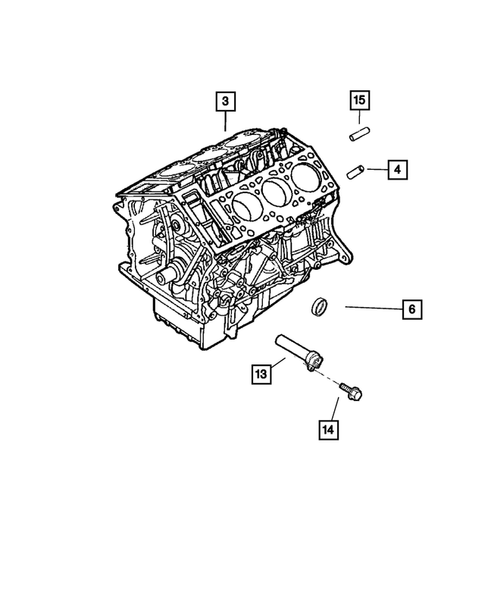 Cylinder Block for 2004 Chrysler Sebring #0