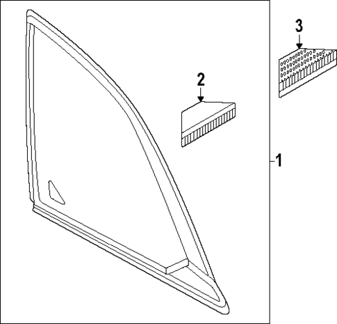 Glass & Hardware for 2025 Mazda CX-70 #0