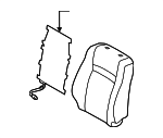 7107306F30A1 - Body: Seat Back Cover for Toyota: Camry Image