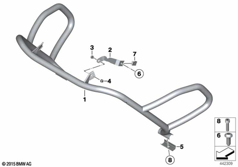 Safety Bar for 2006 BMW-Motorrad R 1200 GS Adventure #0