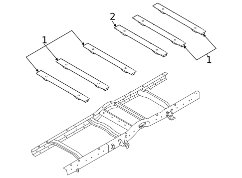 Crossmembers & Components for 2023 Ford E-350 Super Duty #0
