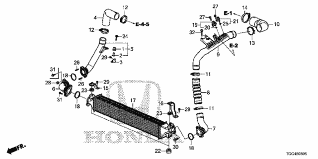 Intercooler for 2020 Honda Civic #0