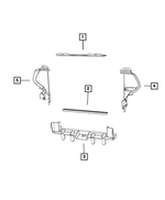 68227829AA - Cooling: Air Inlet Baffle for Mopar Image