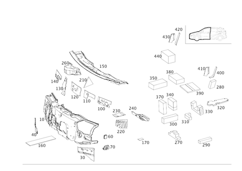 Insulation in Passenger Compartment for 2016 Mercedes-Benz B250e #0