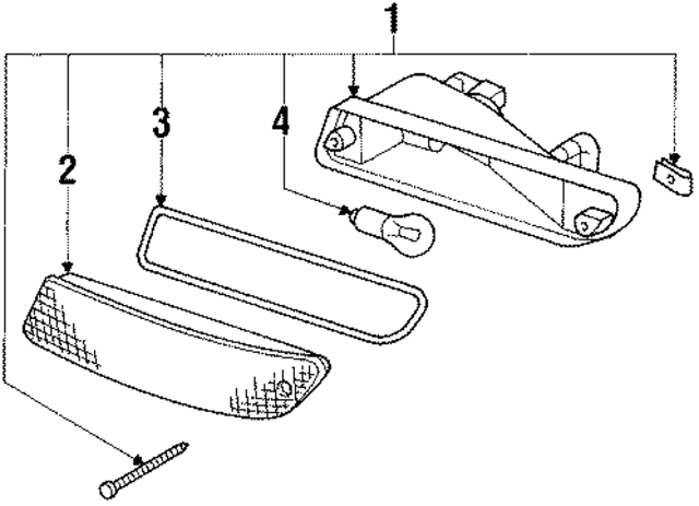 B613085E00 - : Park Lamp Assembly for Nissan: Maxima Image