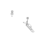 6101799 - Electrical: Hex Head Bolt And Washer for Chrysler: Aspen, PT Cruiser, Town &amp; Country, Voyager | Dodge: Caliber, Caravan, Charger Daytona, Durango, Grand Caravan, Neon, Ram 1500, Viper | Jeep: Cherokee, Compass, Patriot | Ram: 1500 Image