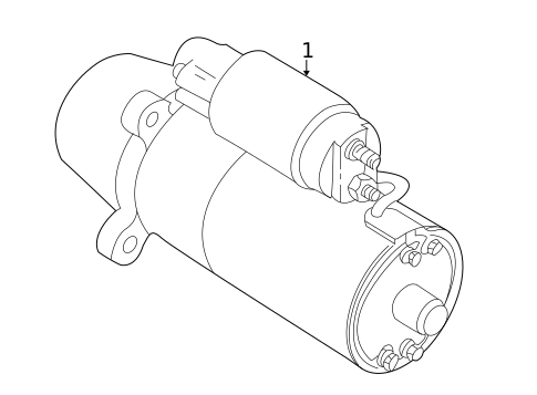 Starter for 2001 Subaru Forester #1