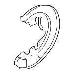 31362399 - Brakes: Splash Shield for Volvo: S60, S60 Cross Country, S80, V60, V60 Cross Country, V70, XC70 Image