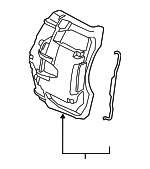 36000151 - Brakes: Caliper for Volvo: S60, S60 Cross Country, S80, V60, V60 Cross Country, V70, XC70 Image