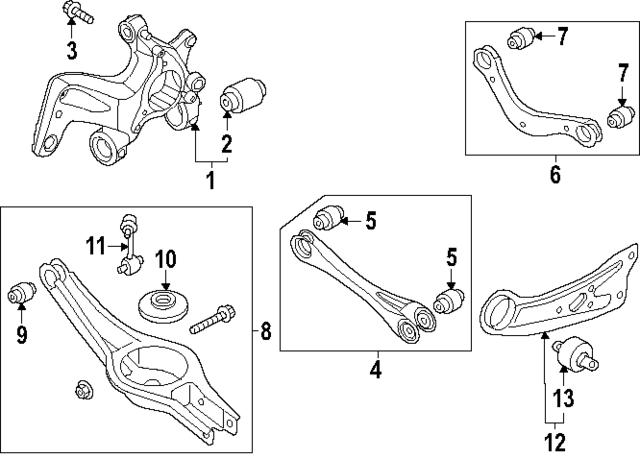 55211BEAA0 - : Lower Control Arm for Hyundai Image