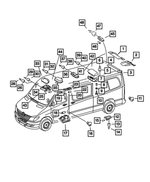 68011232AA - Electrical: Wiring Connector for Mopar Image