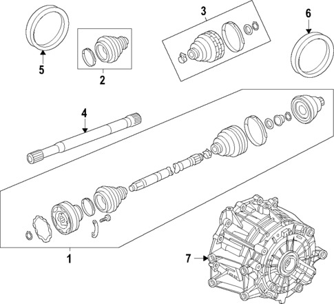 Differential for 2022 Porsche Taycan #0
