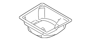 4D0804001 - Body: Spare Tire Panel for Audi Image