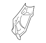 4D0813804D - Body: Filler Plate for Audi: A8, A8 Quattro, S8 Image