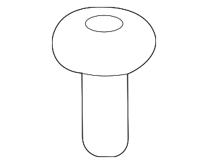 N9020160101C - : Fender Ledge Cover Rivet for Audi Image