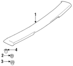 MR700235 - Body: Spoiler for Dodge: Colt Image