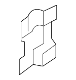 97143CE410 - : Convertible Top Mounting Plate Bracket for Nissan Image