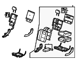 20784376 - Body: Seat Assembly for Saturn: Vue Image