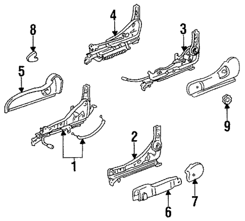 Tracks & Components for 2003 Toyota MR2 Spyder #1