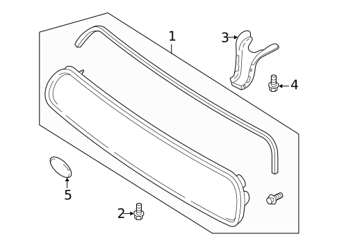 Grille & Components for 2003 Subaru Legacy #0