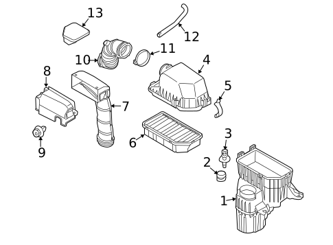 Air Intake for 2010 Kia Soul #0