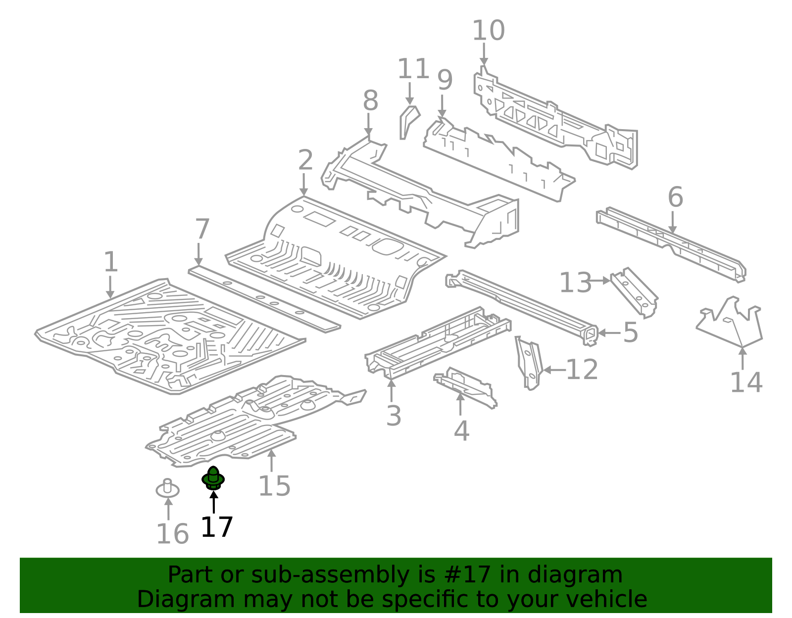 90657-S9V-A01 - 2016-2023 Honda - Clip Push Rivet | All Discount