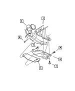 6101962 - Getrag Manual Transaxle 5 Speed: Hex Flange Head Bolt for Mopar Image