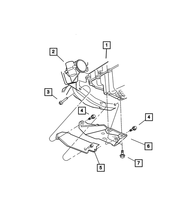 4891641AA - Getrag Manual Transaxle 5 Speed: Structural Collar for Mopar Image