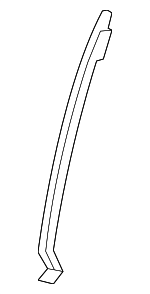 72771SWAA01 - : 2007-2011 Honda CR-V - Sash L Rear Door Quarter for Honda: CR-V Image