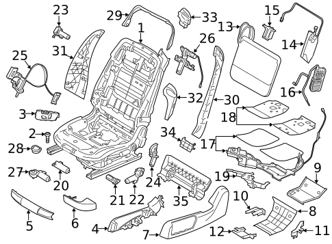 Power Seats for 2016 BMW M6 #0
