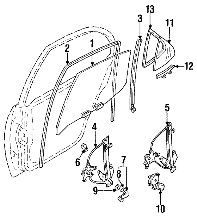 822720E700 - : Weatherstrip for Nissan: Altima Image