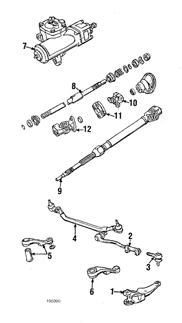 32211121886 - : Steering Arm for BMW: 733i, 735i, L7 Image