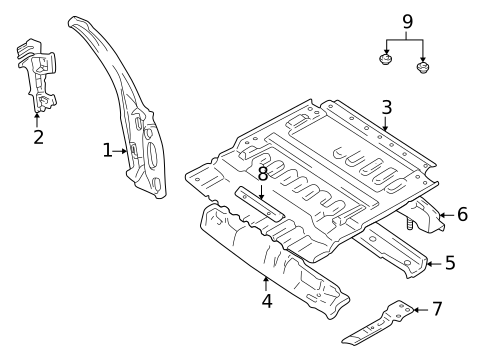 Rear Body for 2003 Suzuki Grand Vitara #0