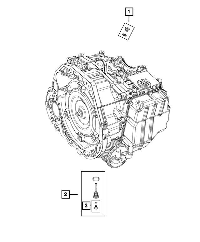 68369704AA - F21-250; 6 Speed; Automatic Transaxle: Oil Drain Plug Kit for Mopar Image