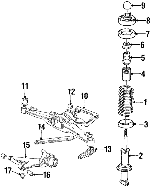 33521132854 - Suspension: Cap for BMW Image