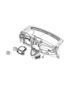 68257673ZK - : Multi Media Radio for Mopar Image