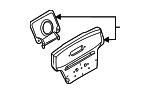 PC3Z1664811B - Body: Upper Pad for Ford Image