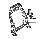 MU5Z5461018S - Body: Seat Back Frame for Ford Image