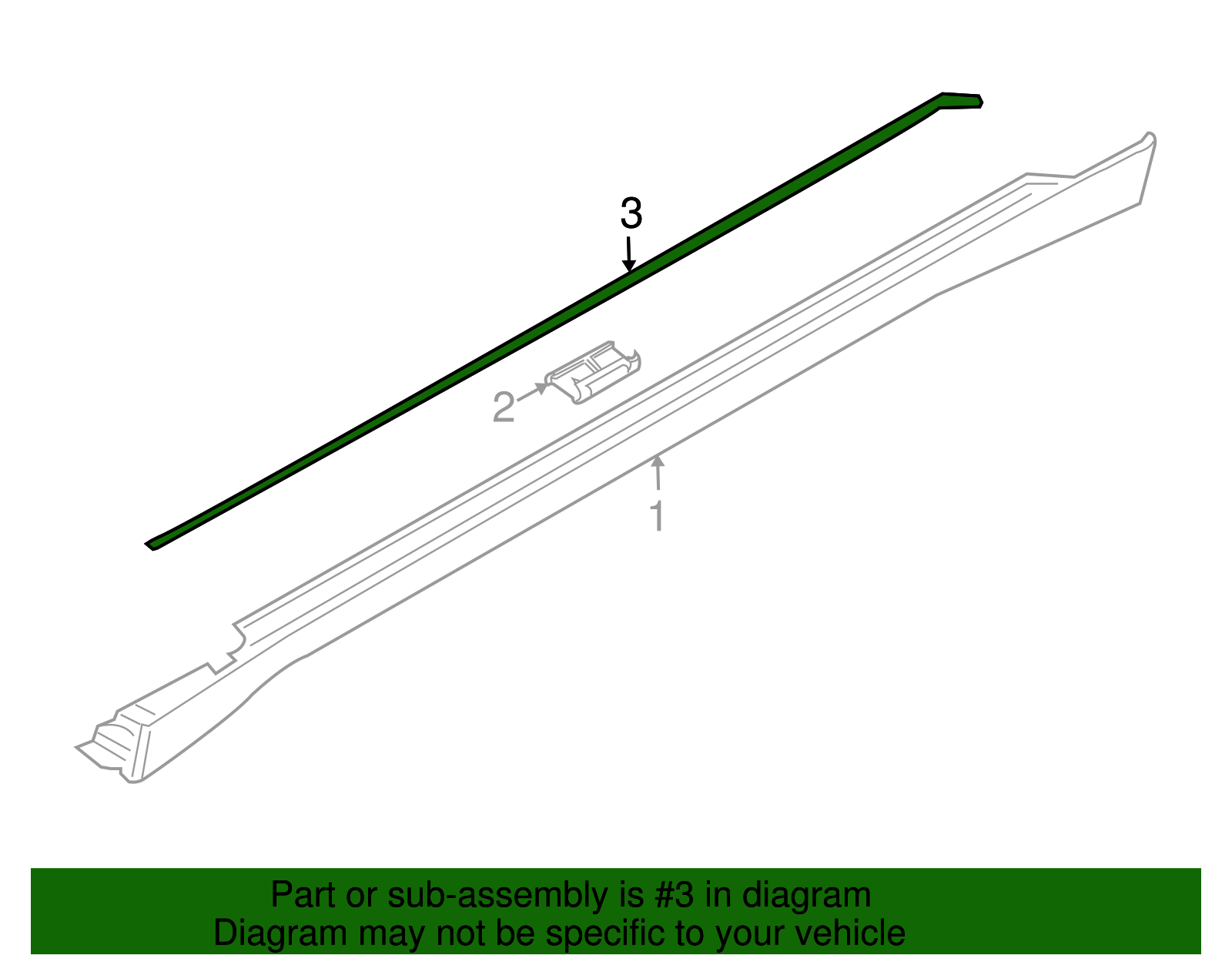 Seal Strip - BMW (51717038274)