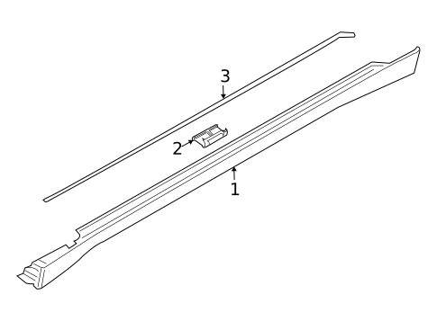 Exterior Trim - Pillars for 2002 BMW 745i #0