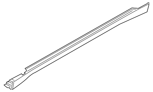 Rocker Molding - BMW (51717038322)