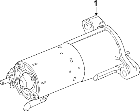 Starter for 2009 Land Rover LR2 #0